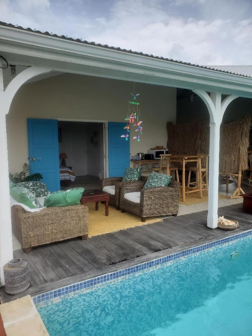 Chambre D'Hote Avec Vue Mer Grand-Bourg  Bagian luar foto